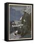 Alberich and Hagen-Arthur Rackham-Framed Stretched Canvas