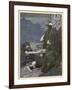 Alberich and Hagen-Arthur Rackham-Framed Art Print