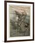 Alberich and Rhinemaidens-Arthur Rackham-Framed Art Print