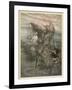 Alberich and Rhinemaidens-Arthur Rackham-Framed Art Print