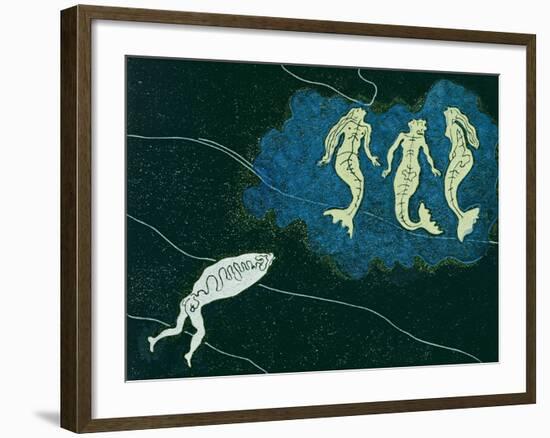 Alberich Is Seduced by the Vision of the Rhinemaidens: Illustration for 'Das Rheingold'-Phil Redford-Framed Giclee Print