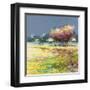 Albero nel prato-Luigi Florio-Framed Art Print