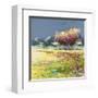 Albero nel prato-Luigi Florio-Framed Art Print