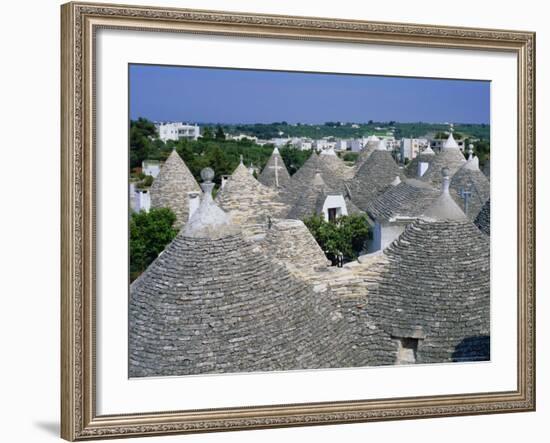 Alberobello, Typical Houses, Apulia (Puglia), Italy-Bruno Morandi-Framed Photographic Print