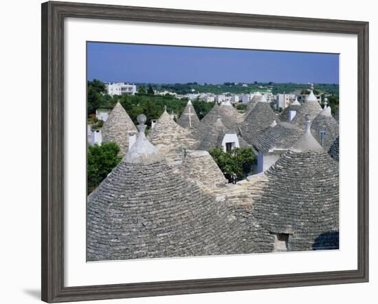 Alberobello, Typical Houses, Apulia (Puglia), Italy-Bruno Morandi-Framed Photographic Print