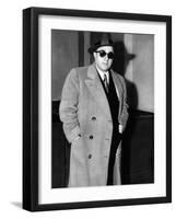 Albert Anastasia Arriving to Testify before Senate Crime Investigating Committee, Mar 20, 1955-null-Framed Photo