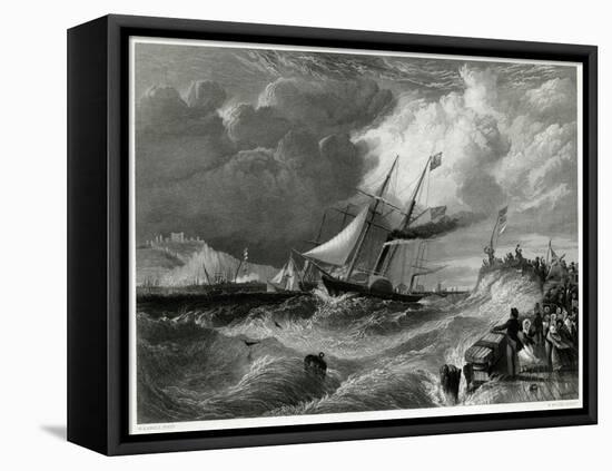 Albert Arrives at Dover-W Miller-Framed Stretched Canvas