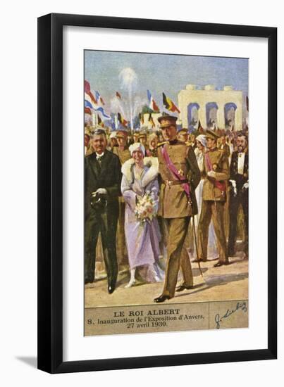 Albert at Antwerp-null-Framed Art Print