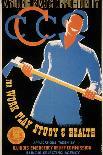 New Deal: Wpa Poster-Albert Bender-Stretched Canvas