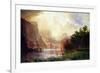 Albert Bierstadt Between the Sierra Nevada Mountains-Albert Bierstadt-Framed Premium Giclee Print