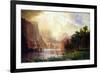 Albert Bierstadt Between the Sierra Nevada Mountains-Albert Bierstadt-Framed Premium Giclee Print