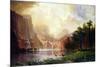 Albert Bierstadt Between the Sierra Nevada Mountains-Albert Bierstadt-Mounted Premium Giclee Print