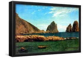 Albert Bierstadt Capri Art Print Poster-null-Framed Poster