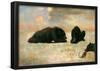 Albert Bierstadt Grizzly Bears Art Print Poster-null-Framed Poster