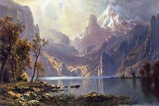 Majesty of the Mountains-Albert Bierstadt-Giclee Print