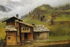 Mountain House-Albert Bierstadt-Giclee Print