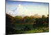 Albert Bierstadt Mt.Hood Oregon Landscape Art Print Poster-null-Mounted Poster