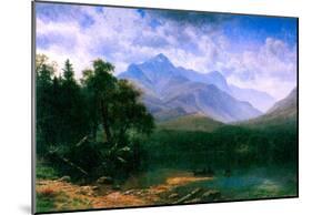 Albert Bierstadt Mt.Washington Landscape Art Print Poster-null-Mounted Poster