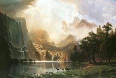 In the Mountains-Albert Bierstadt-Poster