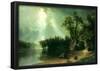 Albert Bierstadt Storm Over the Sierra Nevada Art Print Poster-null-Framed Poster