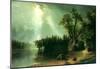 Albert Bierstadt Storm Over the Sierra Nevada Art Print Poster-null-Mounted Poster