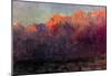 Albert Bierstadt Sunrise in The Sierras Art Print Poster-null-Mounted Poster