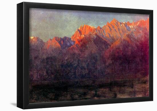 Albert Bierstadt Sunrise in The Sierras Art Print Poster-null-Framed Poster