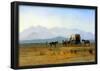 Albert Bierstadt The Stagecoach in the Rockies Art Print Poster-null-Framed Poster