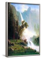 Albert Bierstadt Yosemite Falls Art Print Poster-null-Framed Poster