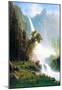 Albert Bierstadt Yosemite Falls Art Print Poster-null-Mounted Poster