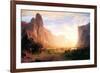 Albert Bierstadt Yosemite Valley Landscape-Albert Bierstadt-Framed Art Print