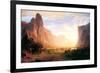 Albert Bierstadt Yosemite Valley Landscape-Albert Bierstadt-Framed Art Print