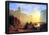 Albert Bierstadt Yosemite Valley Sun Rise Art Print Poster-null-Framed Poster