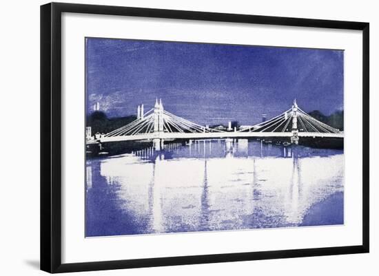 Albert Bridge (After Painting)-Isabel Hutchison-Framed Giclee Print