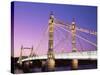 Albert Bridge, Chelsea, London, England-Steve Vidler-Stretched Canvas