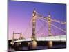 Albert Bridge, Chelsea, London, England-Steve Vidler-Mounted Photographic Print