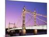 Albert Bridge, Chelsea, London, England-Steve Vidler-Mounted Photographic Print