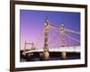 Albert Bridge, Chelsea, London, England-Steve Vidler-Framed Photographic Print