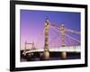 Albert Bridge, Chelsea, London, England-Steve Vidler-Framed Photographic Print