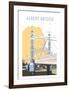 Albert Bridge - Dave Thompson Contemporary Travel Print-Dave Thompson-Framed Giclee Print