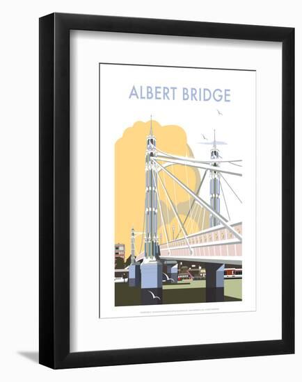 Albert Bridge - Dave Thompson Contemporary Travel Print-Dave Thompson-Framed Giclee Print