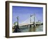 Albert Bridge (Daylight)-Isabel Hutchison-Framed Giclee Print