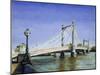 Albert Bridge (Daylight)-Isabel Hutchison-Mounted Giclee Print