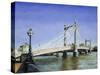 Albert Bridge (Daylight)-Isabel Hutchison-Stretched Canvas