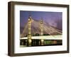 Albert Bridge, London, England, United Kingdom-Nick Wood-Framed Photographic Print