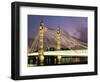 Albert Bridge, London, England, United Kingdom-Nick Wood-Framed Photographic Print