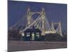 Albert Bridge - Night-Julian Barrow-Mounted Giclee Print