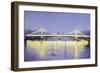 Albert Bridge (Twilight)-Isabel Hutchison-Framed Giclee Print