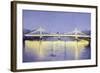 Albert Bridge (Twilight)-Isabel Hutchison-Framed Giclee Print