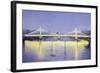 Albert Bridge (Twilight)-Isabel Hutchison-Framed Giclee Print